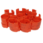 Petshop - Articole imbracaminte - Incaltaminte animale - Set 100 de inele plastic 22mm, marime mare, ajustabile si numerotate pentru picioare pasari, gaini, curci, - Infinity.ro