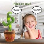 Jucarii, Copii si Bebe - Jucarii si jocuri - Jucarii & jocuri educative - Jucarii interactive - Cactus dansator, interactiv, educativ, canta, danseaza, imita, verde - Infinity.ro