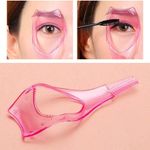 Ingrijire personala si Cosmetice - Machiaj - Aplicatoare si pensule machiaj - Instrument de ghidare pentru aplicator rimel, 4.2x10.5 cm, Roz - Infinity.ro