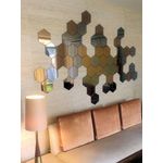 Casa si Gradina - Decoratiuni - Oglinzi - Set 12 stickere auto-adezive, tip oglinda decorativa, 3D, Argintiu, 126x110x63mm - Infinity.ro