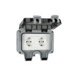 Casa si Gradina - Electrice - Prize - Priza exterior, Begleri, Dubla, Rezistenta la ploaie IP66, Material PC, staniu fosfor bronz, Potrivit pentru - Infinity.ro