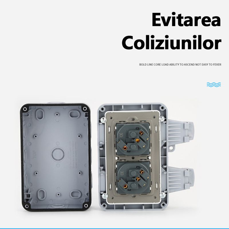 Casa si Gradina - Electrice - Prize - Priza exterior, Begleri, Dubla, Rezistenta la ploaie IP66, Material PC, staniu fosfor bronz, Potrivit pentru - Infinity.ro