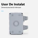 Casa si Gradina - Electrice - Prize - Priza exterior, Begleri, Dubla, Rezistenta la ploaie IP66, Material PC, staniu fosfor bronz, Potrivit pentru - Infinity.ro