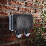 Casa si Gradina - Electrice - Prize - Priza exterior, Begleri, Dubla, Rezistenta la ploaie IP66, Material PC, staniu fosfor bronz, Potrivit pentru - Infinity.ro