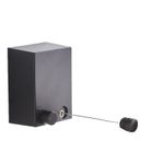 Market - Spalare si intretinere rufe - Uscatoare de rufe si accesorii - Linie de spalat pentru rufe extensibila, din otel inoxidabil, Negru - Infinity.ro