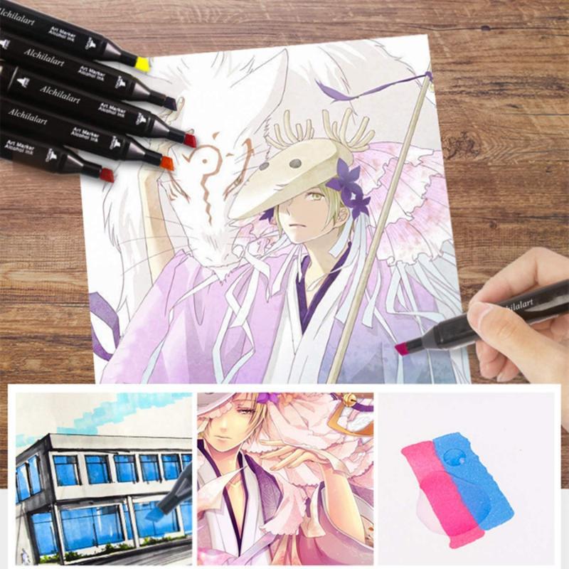 Carti si Birotica - Birotica - Instrumente de scris - Markere si carioci - Set 40 Markere, cu 2 Capete - Subtire/Gros, 1-6 mm, Gentuta Depozitare, Multicolore - Infinity.ro