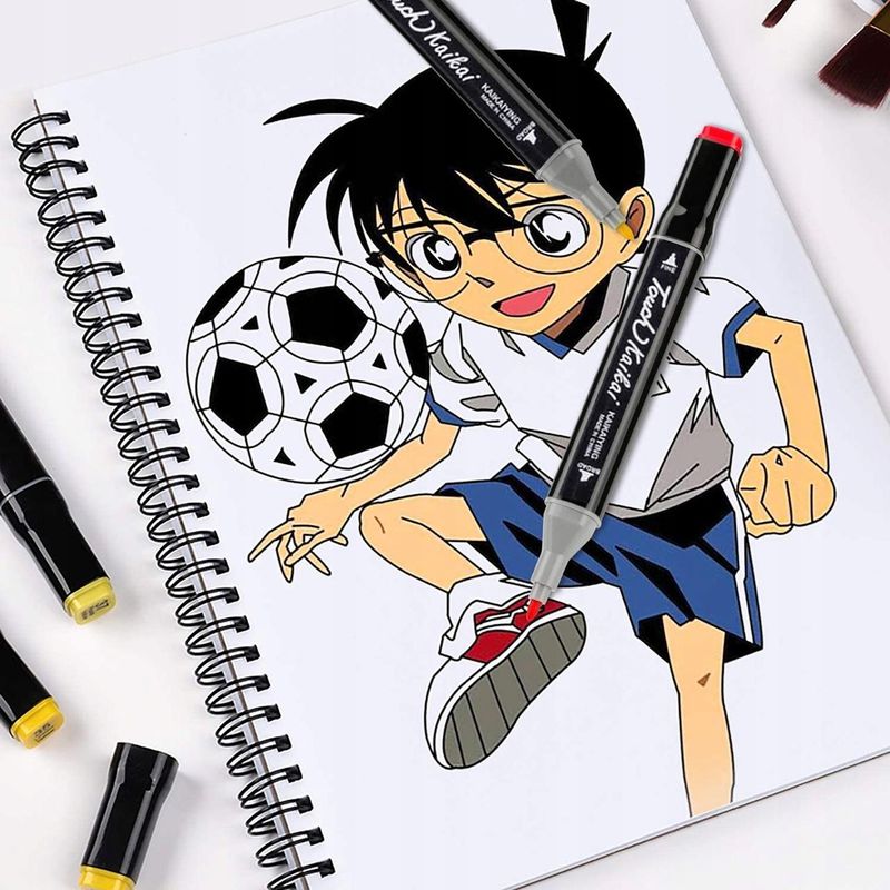 Carti si Birotica - Birotica - Instrumente de scris - Markere si carioci - Set 40 Markere, cu 2 Capete - Subtire/Gros, 1-6 mm, Gentuta Depozitare, Multicolore - Infinity.ro