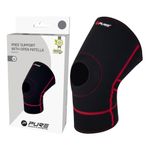 Ingrijire personala si Cosmetice - Sanatate si wellness - Aparate medicale - Suporturi ortopedice si orteze - Suport pentru Genunchi cu Deschidere pentru Rotula – Pure 2 Improve, Marimea XL, Neopren Negru - Infinity.ro