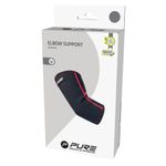 Ingrijire personala si Cosmetice - Sanatate si wellness - Aparate medicale - Suporturi ortopedice si orteze - Orteza pentru Cot din Neopren Pure 2 Improve, Marimea XL, Negru cu Cusaturi Rosii - Infinity.ro