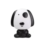 Casa si Gradina - Corpuri si surse de iluminat - Veioze si lampi - Lampi de veghe copii - Lampa de veghe pentru copii, model catel, lumina calda, Gonga® Alb/Negru - Infinity.ro