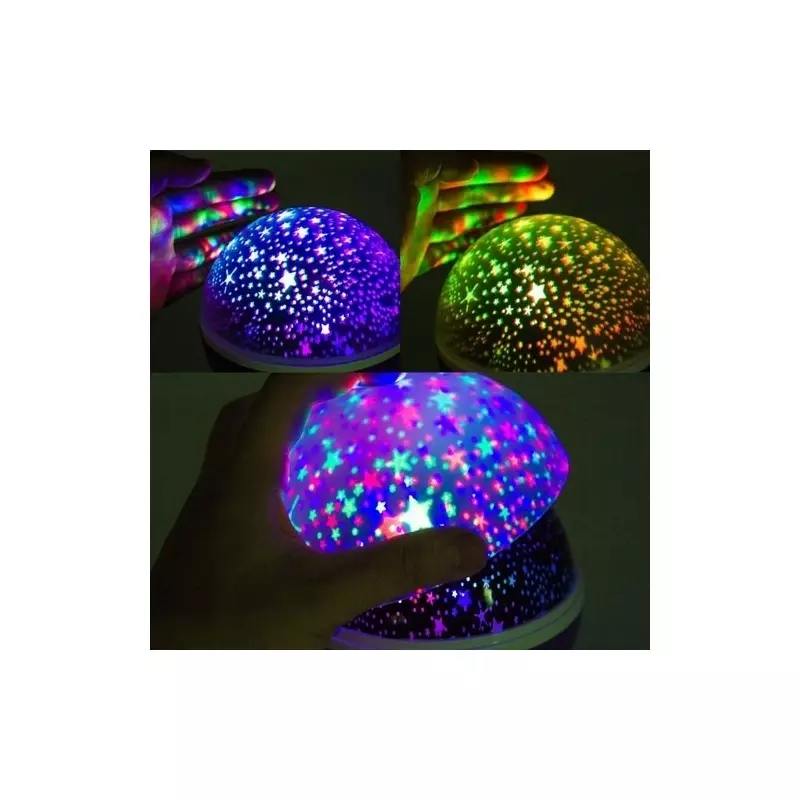 Casa si Gradina - Corpuri si surse de iluminat - Veioze si lampi - Lampi de veghe copii - Proiector de stelute Star Master, cu functie de rotatie,Gonga® Albastru - Infinity.ro