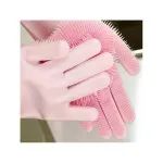 Casa si Gradina - Textile si covoare - Textile bucatarie - Manusi bucatarie - Manusi universale din cauciuc, Gonga® Roz - Infinity.ro