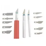 Casa si Gradina - Constructii - Scule de mana si unelte - Unelte de taiere - Set 13 piese pentru modelaj/sculptura, Gonga® Argintiu - Infinity.ro