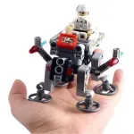 Jucarii, Copii si Bebe - Jucarii si jocuri - Seturi de constructie si cuburi - Seturi de constructie - Set de constructie model ShuttleArmor, 83 de piese, Gonga® Gri - Infinity.ro