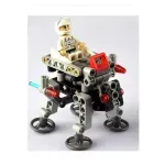 Jucarii, Copii si Bebe - Jucarii si jocuri - Seturi de constructie si cuburi - Seturi de constructie - Set de constructie model ShuttleArmor, 83 de piese, Gonga® Gri - Infinity.ro