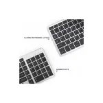 PC, gaming si accesorii - Periferice PC - Tastaturi - Tastatura universala ultrasubtire, BK348, Gonga® Negru/Argintiu - Infinity.ro