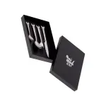 Casa si Gradina - Bucatarie si vesela - Vesela si tacamuri - Tacamuri si seturi - Set 4 tacamuri model mecanic, Gonga® Argintiu - Infinity.ro