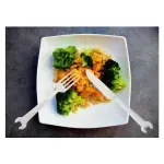 Casa si Gradina - Bucatarie si vesela - Vesela si tacamuri - Tacamuri si seturi - Set 4 tacamuri model mecanic, Gonga® Argintiu - Infinity.ro