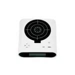Casa si Gradina - Decoratiuni - Ceasuri - Ceas desteptator cu oprire alarma cu pistol infrarosu, afisaj LCD, Gonga® Alb - Infinity.ro