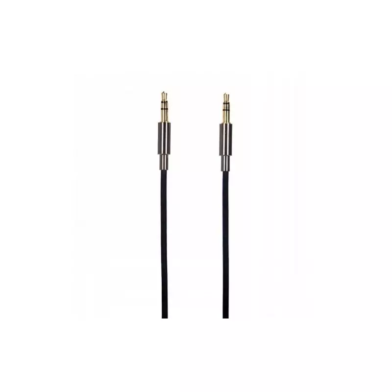 Laptop, Telefoane si Tablete - Telefoane mobile si accesorii - Accesorii Telefoane - Cabluri si adaptoare telefoane - Cablu audio stereo cu conector Jack 3.5 mm, 1500 mm, Gonga®, Negru - Infinity.ro