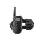 Petshop - Accesorii petshop - Zgarzi, lese si hamuri - Zgarzi - Zgarda pentru caini cu vibratii si electrosoc, telecomanda, negru,Gonga® - Infinity.ro