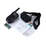 Petshop - Accesorii petshop - Zgarzi, lese si hamuri - Zgarzi - Zgarda pentru caini cu vibratii si electrosoc, telecomanda, negru,Gonga® - Infinity.ro