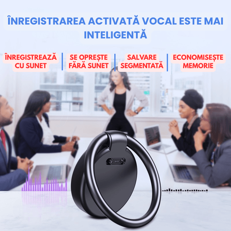 Laptop, Telefoane si Tablete - Wearables si gadgeturi - Gadgeturi - Dispozitive spionaj - Reportofon Spion S30 CLC SmartGear 8GB, breloc discret, activare vocala, HD, DSP, MP3, 94H, USB/OTG, autonomie lunga - Infinity.ro