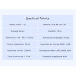 Laptop, Telefoane si Tablete - Wearables si gadgeturi - Gadgeturi - Dispozitive spionaj - Reportofon Spion S30 CLC SmartGear 8GB, breloc discret, activare vocala, HD, DSP, MP3, 94H, USB/OTG, autonomie lunga - Infinity.ro