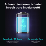 Laptop, Telefoane si Tablete - Wearables si gadgeturi - Gadgeturi - Dispozitive spionaj - Reportofon Spion K2 CLC SmartGear 16GB, Activare vocala, 192H, MP3/WAV, DSP, 750mAh, discret, card, ideal business - Infinity.ro