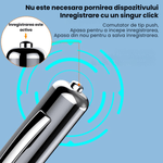 Laptop, Telefoane si Tablete - Wearables si gadgeturi - Gadgeturi - Dispozitive spionaj - Reportofon Spion Pix Q91 CLC SmartGear 16GB, activare vocala, 192H, MP3, USB, 15H, antifon, ideal sedinte/cursuri - Infinity.ro