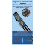 Laptop, Telefoane si Tablete - Wearables si gadgeturi - Gadgeturi - Dispozitive spionaj - Reportofon Spion Pix Q91 CLC SmartGear 16GB, activare vocala, 192H, MP3, USB, 15H, antifon, ideal sedinte/cursuri - Infinity.ro