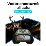 TV, Audio-Video si Foto - Optica, astronomie si metrologie - Optica si astronomie - Binocluri & lunete - Binoclu Digital CLC SmartGear Verde, Night Vision, 15MP, 2.5K, Zoom 4X+8X, LCD 3", IR 7 trepte, 128GB, 5200mAh, USB-C - Infinity.ro