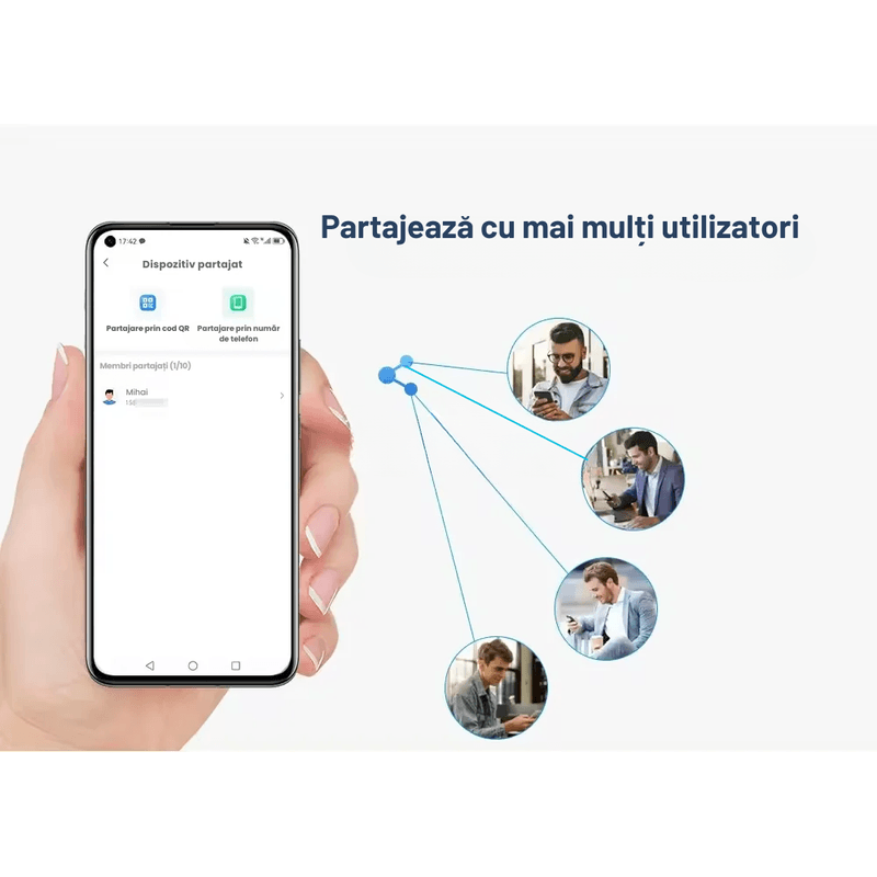 Casa si Gradina - Electrice - Smart Home - Camere de supraveghere - Camera Supraveghere 8K 16MP Zoom 10X CLC SmartGear, Auto-Tracking, Nocturna Color, WiFi, Audio, IP66, SD+Cloud - Infinity.ro