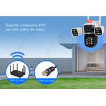 Casa si Gradina - Electrice - Smart Home - Camere de supraveghere - Camera Supraveghere 8K 16MP Zoom 10X CLC SmartGear, Auto-Tracking, Nocturna Color, WiFi, Audio, IP66, SD+Cloud - Infinity.ro