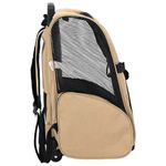Petshop - Accesorii petshop - Culcusuri si custi - Genti si articole transport - Carucior pentru animale de companie 3 in 1, design nisipos, 48x32x57 cm, material Oxford - Infinity.ro