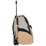 Petshop - Accesorii petshop - Culcusuri si custi - Genti si articole transport - Carucior pentru animale de companie 3 in 1, design nisipos, 48x32x57 cm, material Oxford - Infinity.ro