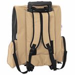 Petshop - Accesorii petshop - Culcusuri si custi - Genti si articole transport - Carucior pentru animale de companie 3 in 1, design nisipos, 48x32x57 cm, material Oxford - Infinity.ro
