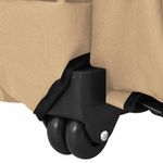 Petshop - Accesorii petshop - Culcusuri si custi - Genti si articole transport - Carucior pentru animale de companie 3 in 1, design nisipos, 48x32x57 cm, material Oxford - Infinity.ro