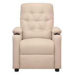 Casa si Gradina - Mobilier - Scaune si fotolii - Fotolii - Fotoliu cu ridicare, crem, material textil - Infinity.ro