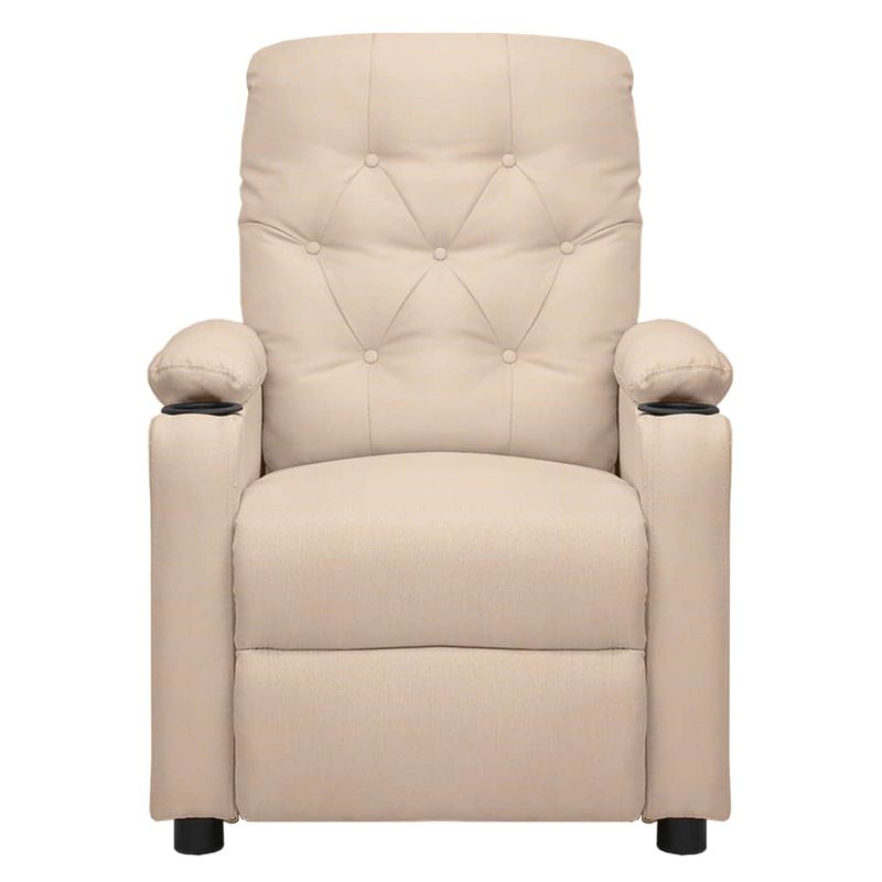 Casa si Gradina - Mobilier - Scaune si fotolii - Fotolii - Fotoliu cu ridicare, crem, material textil - Infinity.ro