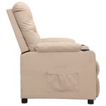 Casa si Gradina - Mobilier - Scaune si fotolii - Fotolii - Fotoliu cu ridicare, crem, material textil - Infinity.ro
