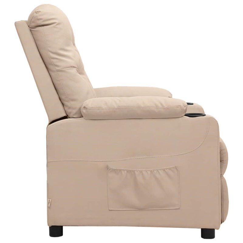 Casa si Gradina - Mobilier - Scaune si fotolii - Fotolii - Fotoliu cu ridicare, crem, material textil - Infinity.ro