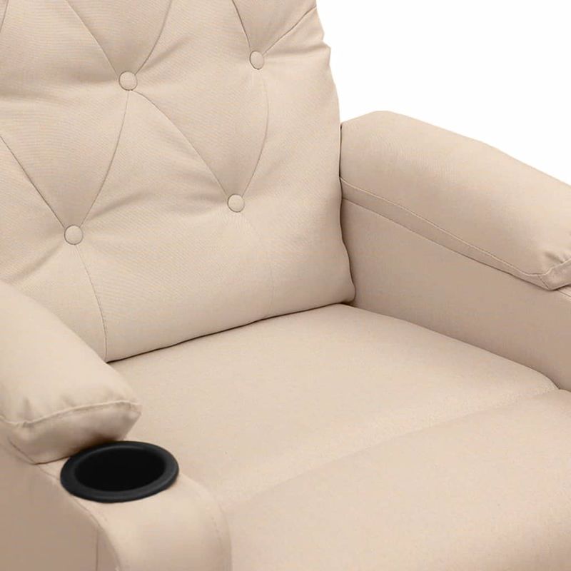Casa si Gradina - Mobilier - Scaune si fotolii - Fotolii - Fotoliu cu ridicare, crem, material textil - Infinity.ro