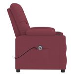 Casa si Gradina - Mobilier - Scaune si fotolii - Fotolii - Fotoliu rabatabil electric, rosu vin, material textil - Infinity.ro