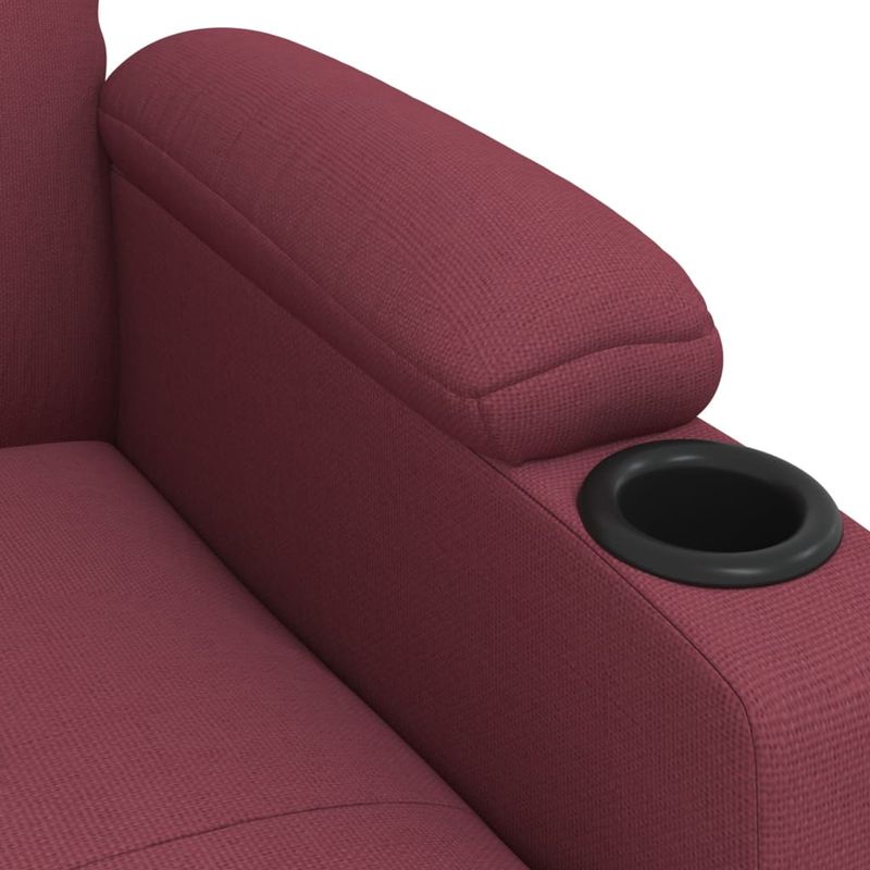 Casa si Gradina - Mobilier - Scaune si fotolii - Fotolii - Fotoliu rabatabil electric, rosu vin, material textil - Infinity.ro