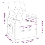 Casa si Gradina - Mobilier - Scaune si fotolii - Fotolii - Fotoliu rabatabil electric, rosu vin, material textil - Infinity.ro