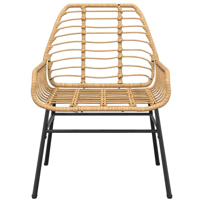 Casa si Gradina - Gradina si terasa - Mobilier exterior - Seturi mobila gradina - Set de sufragerie de gradina 7 piese sticla maro din poli ratan - Infinity.ro