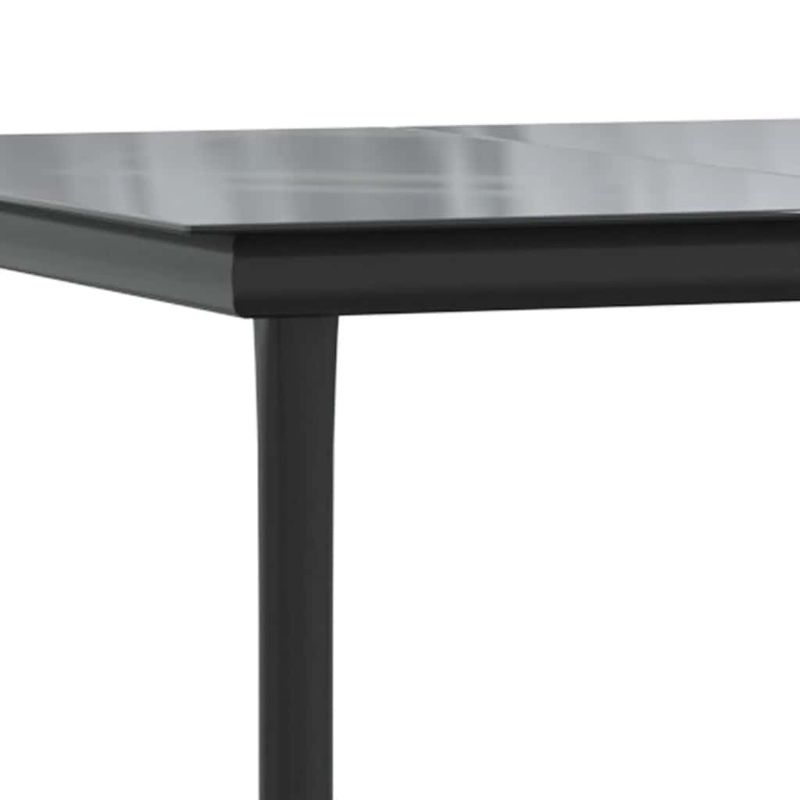 Casa si Gradina - Gradina si terasa - Mobilier exterior - Seturi mobila gradina - Set de sufragerie de gradina 7 piese sticla maro din poli ratan - Infinity.ro