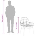 Casa si Gradina - Gradina si terasa - Mobilier exterior - Seturi mobila gradina - Set de sufragerie de gradina 7 piese sticla maro din poli ratan - Infinity.ro