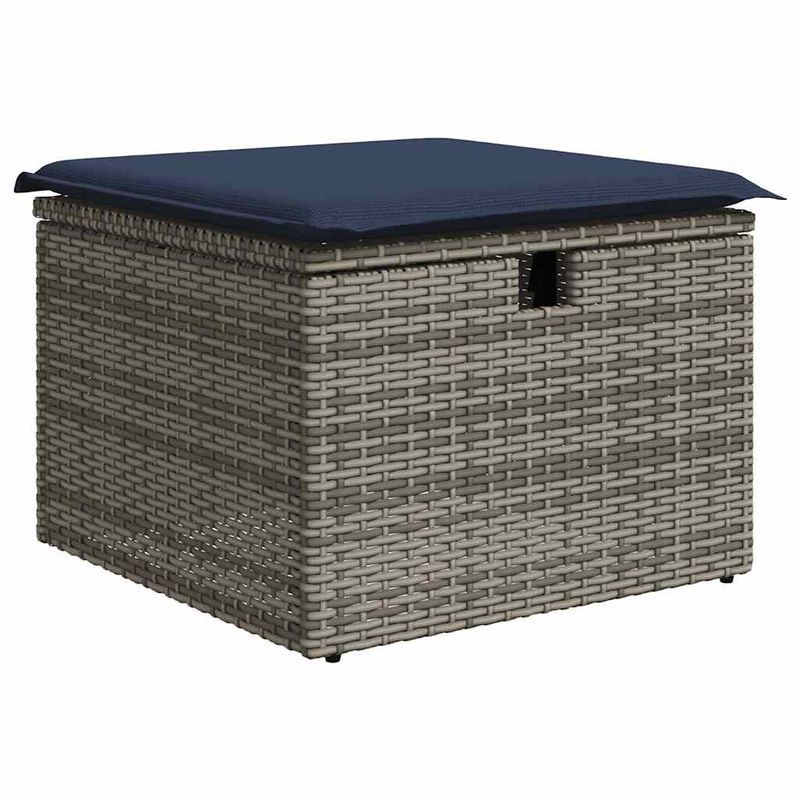 Casa si Gradina - Gradina si terasa - Mobilier exterior - Seturi mobila gradina - Set canapele de gradina cu perne, 8 piese, gri, poliratan - Infinity.ro